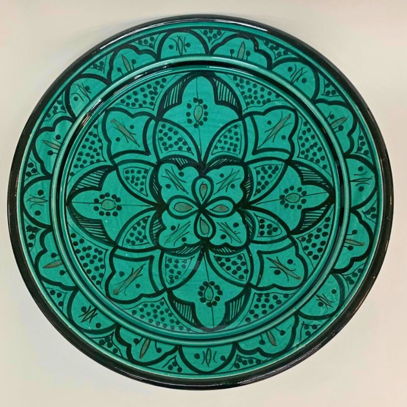 Set of 4 Green Plate