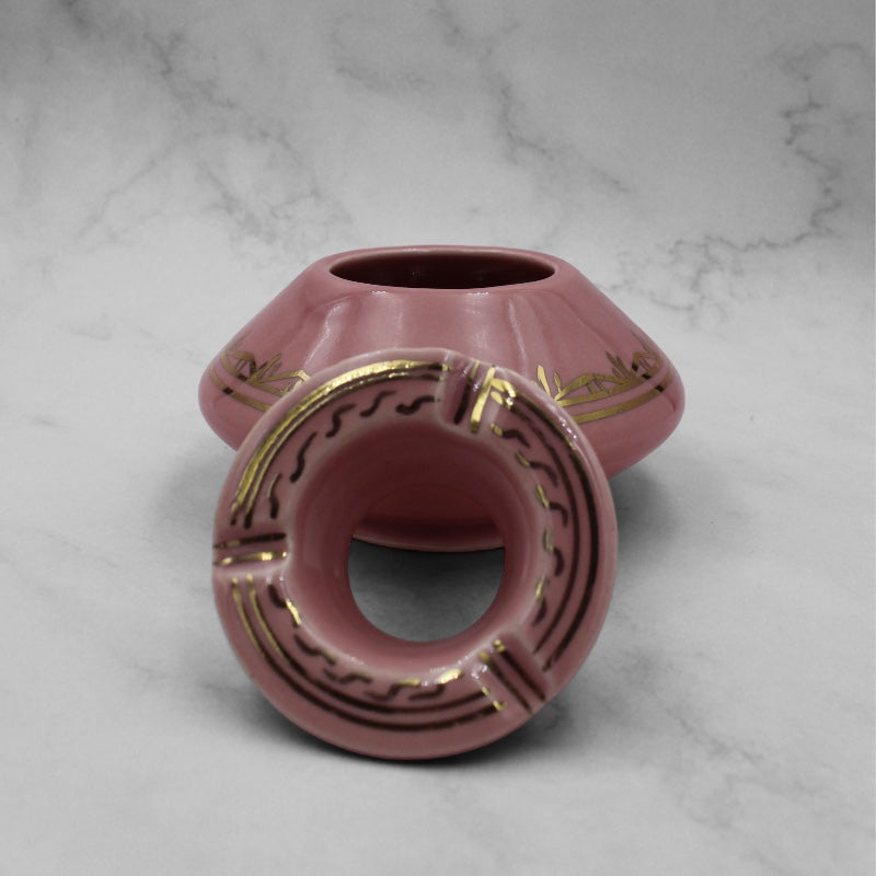 Gold Ashtray Pink