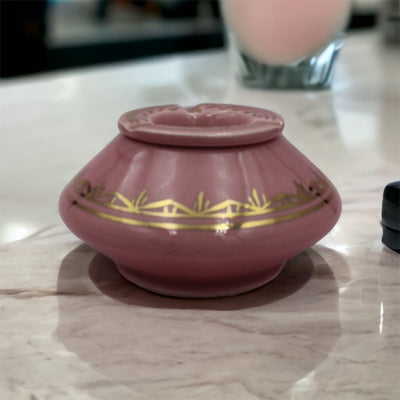 Gold Ashtray Pink