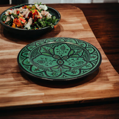 Set of 4 Green Plate