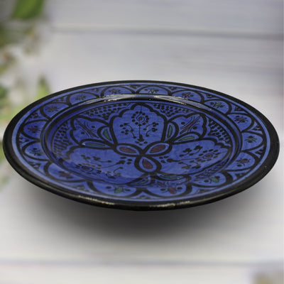 Set of 4 Blue Plate