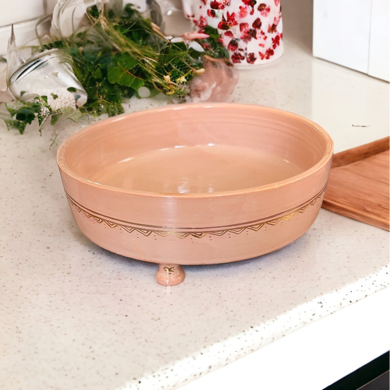 Pink Gold Bowl