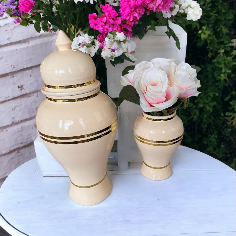 Beige Vase